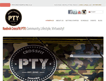 Tablet Screenshot of crossfitpty.com